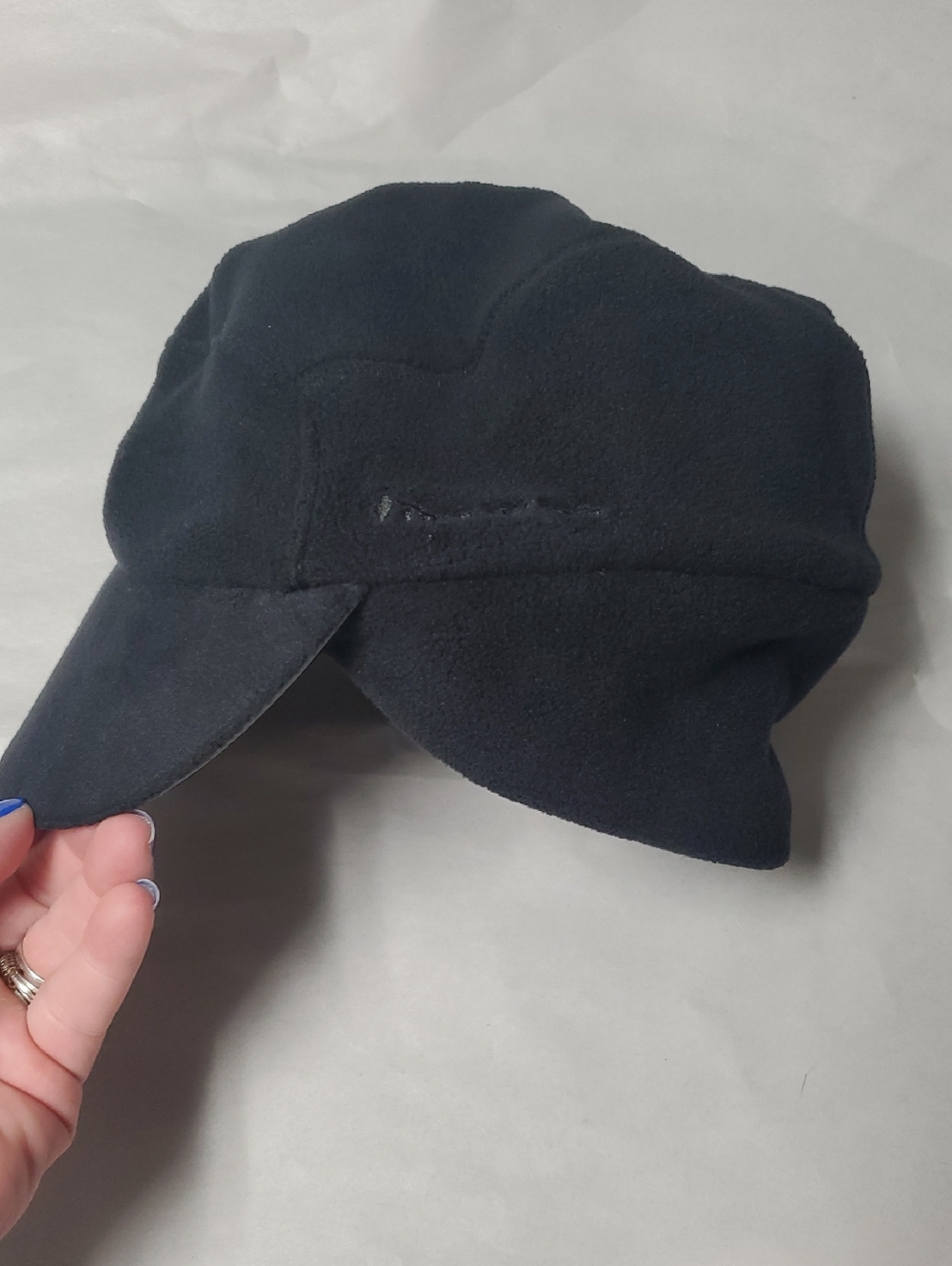 TrailHeads Womens Trailblazer Adventure Ponytail Cap Black Stretchy Hike Run